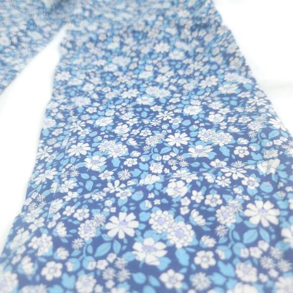 Uniqlo Blue White Floral Ankle Size 28 Pants - Picture 2 of 9